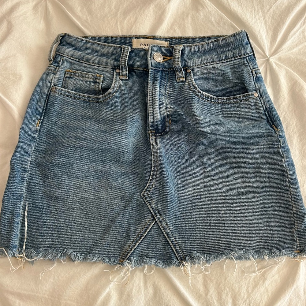 PACSUN MINI DENIM SKIRT